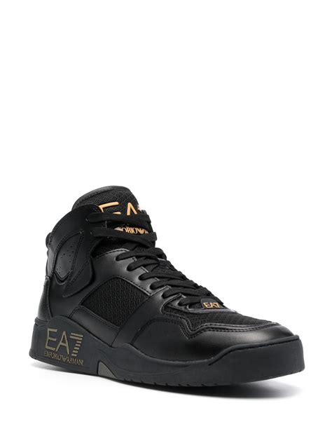 tenis emporio armani|high top armani sneakers.